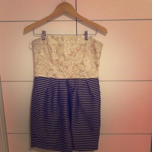 Above the knee shiny cocktail dress.